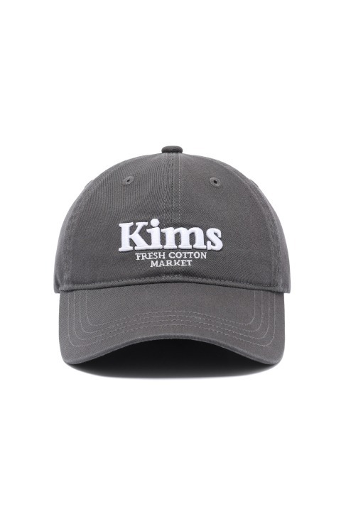 [KIMS] Kims Bam Logo Ball Cap Charcoal - KIMS | 리켓