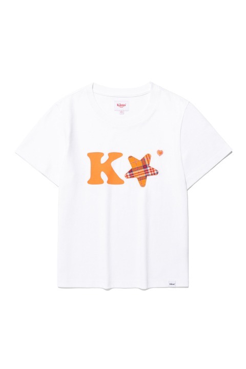 ＊韓国＊［Kims］K Alpha Star Logo Tee 5color F 킴스 | Kims Fresh Cotton Market
