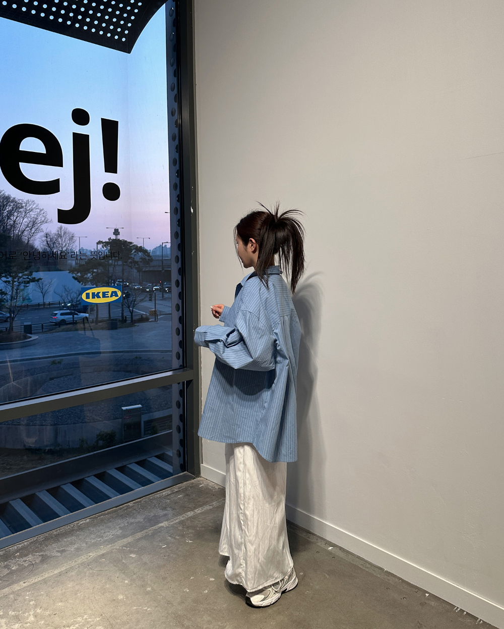 [핏예쁨/추천] 부들 바람막이 랩 롱 스커트 상세 이미지 15