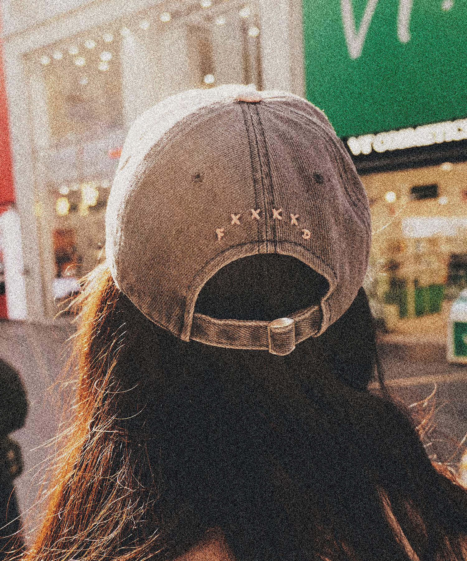 MESSAGE STRAPBACK DIRTY CHARCOAL/CORAL - fxxxxd