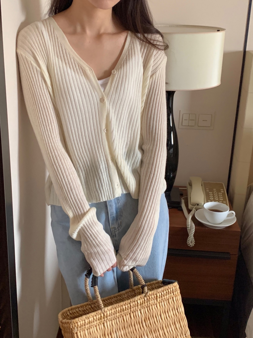 (봄🌷후들후들 ) 아이린 가디건 (ivory,cream,skyblue,pink,gray,black) 상세 이미지 7