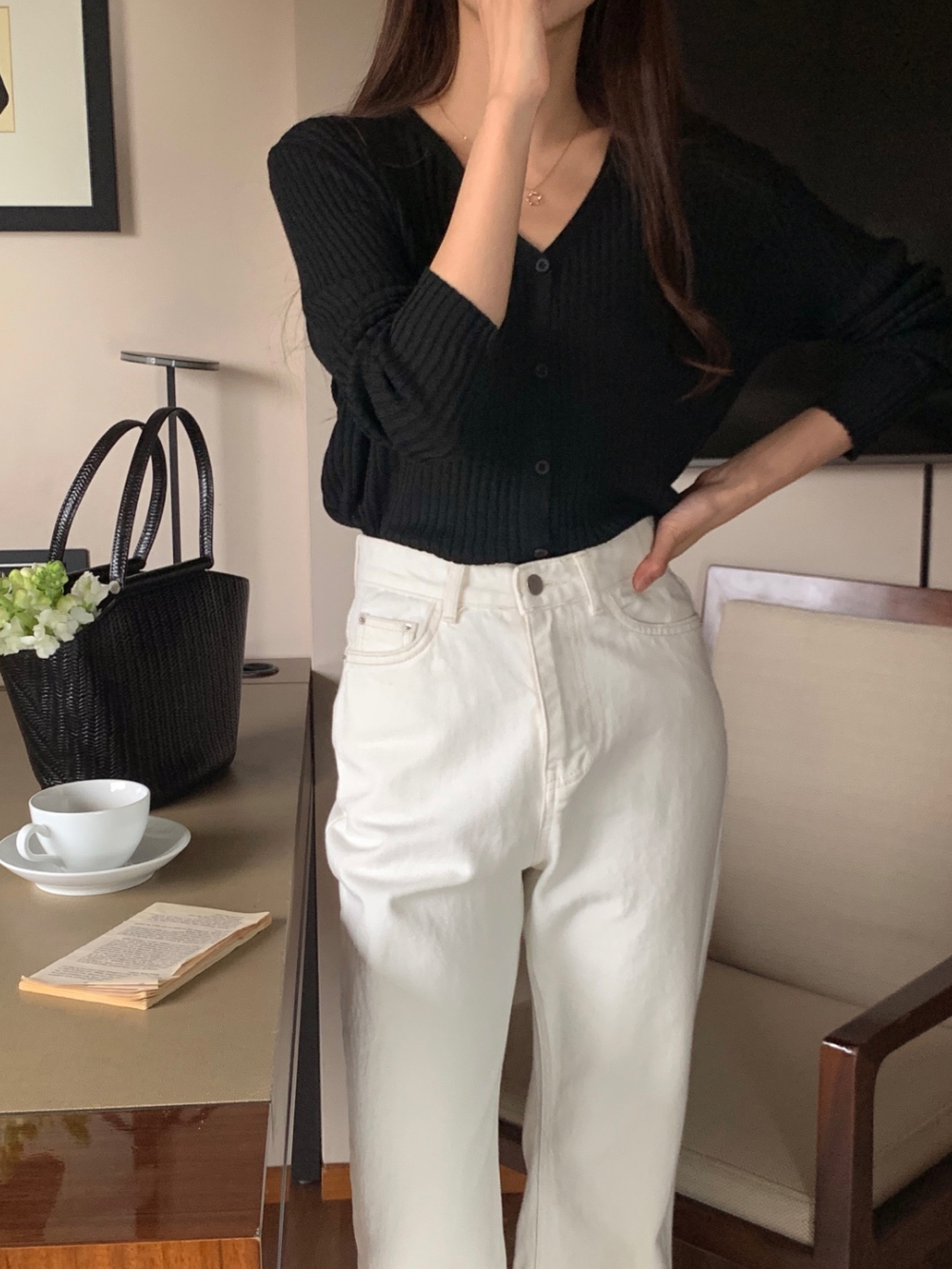 (봄🌷후들후들 ) 아이린 가디건 (ivory,cream,skyblue,pink,gray,black) 상세 이미지 18