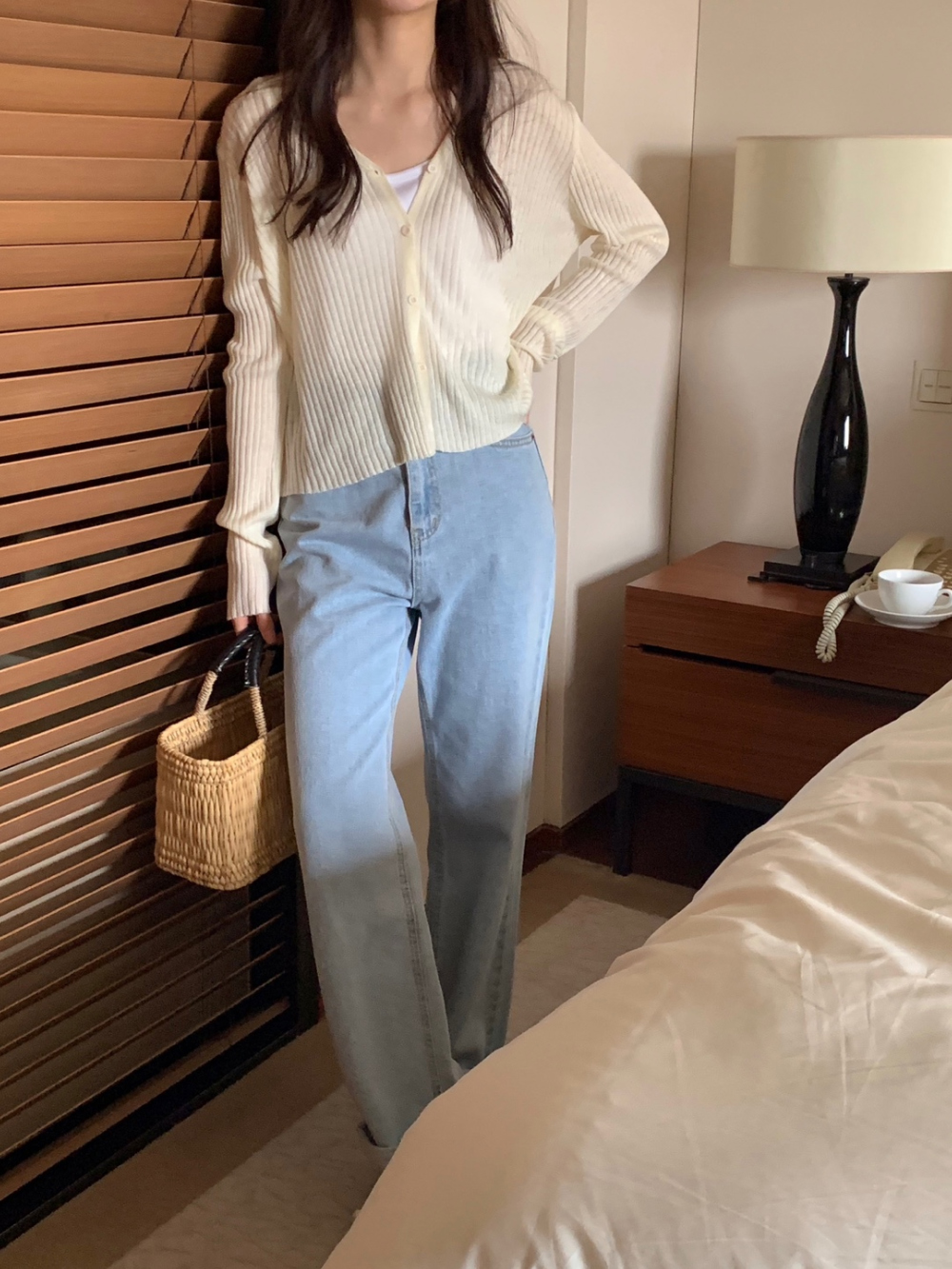 (봄🌷후들후들 ) 아이린 가디건 (ivory,cream,skyblue,pink,gray,black) 상세 이미지 5