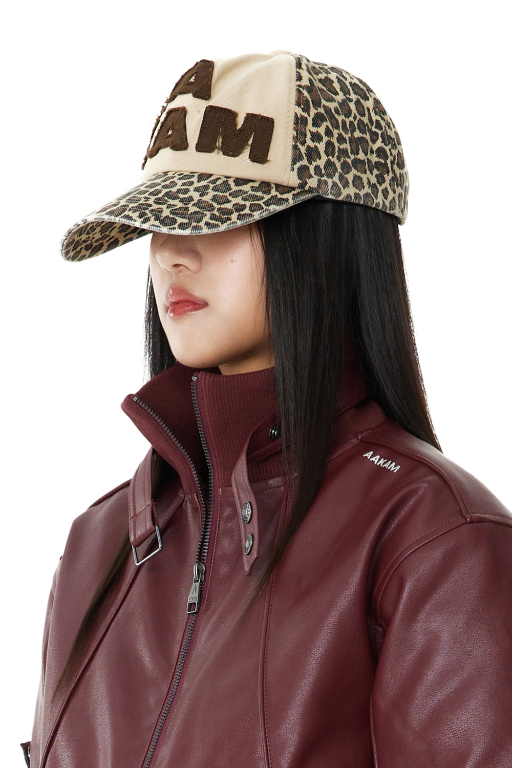 AAKAM Patch Cotton Ball Cap レオパード MUSINSA | AAKAM Leopard Patch Cotton Ball Cap (Brown)