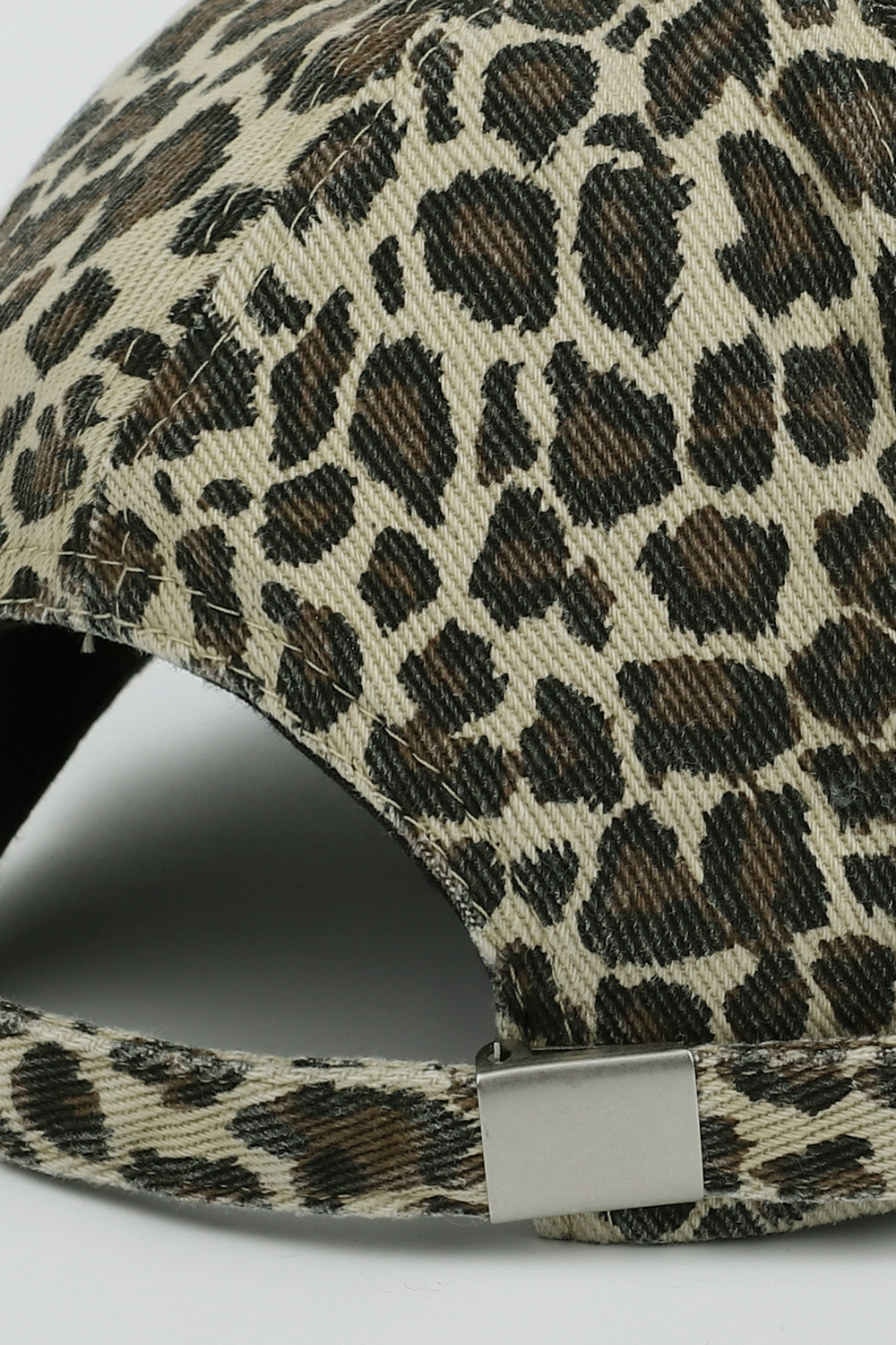 AAKAM Patch Cotton Ball Cap レオパード Leopard Patch Cotton Ball Cap (Brown) - AAKAM
