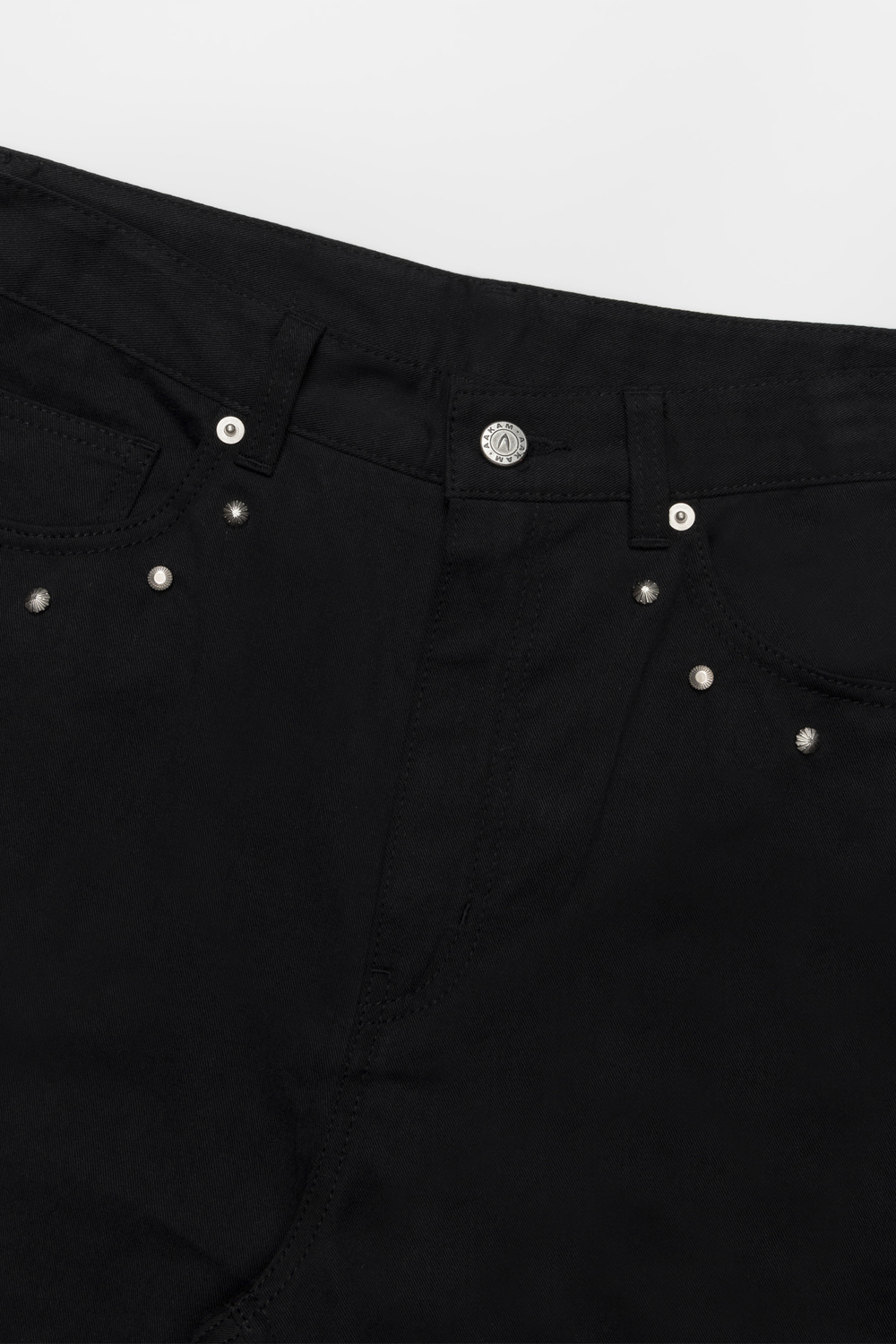 Multi Studded Cotton Pants (Black) - AAKAM