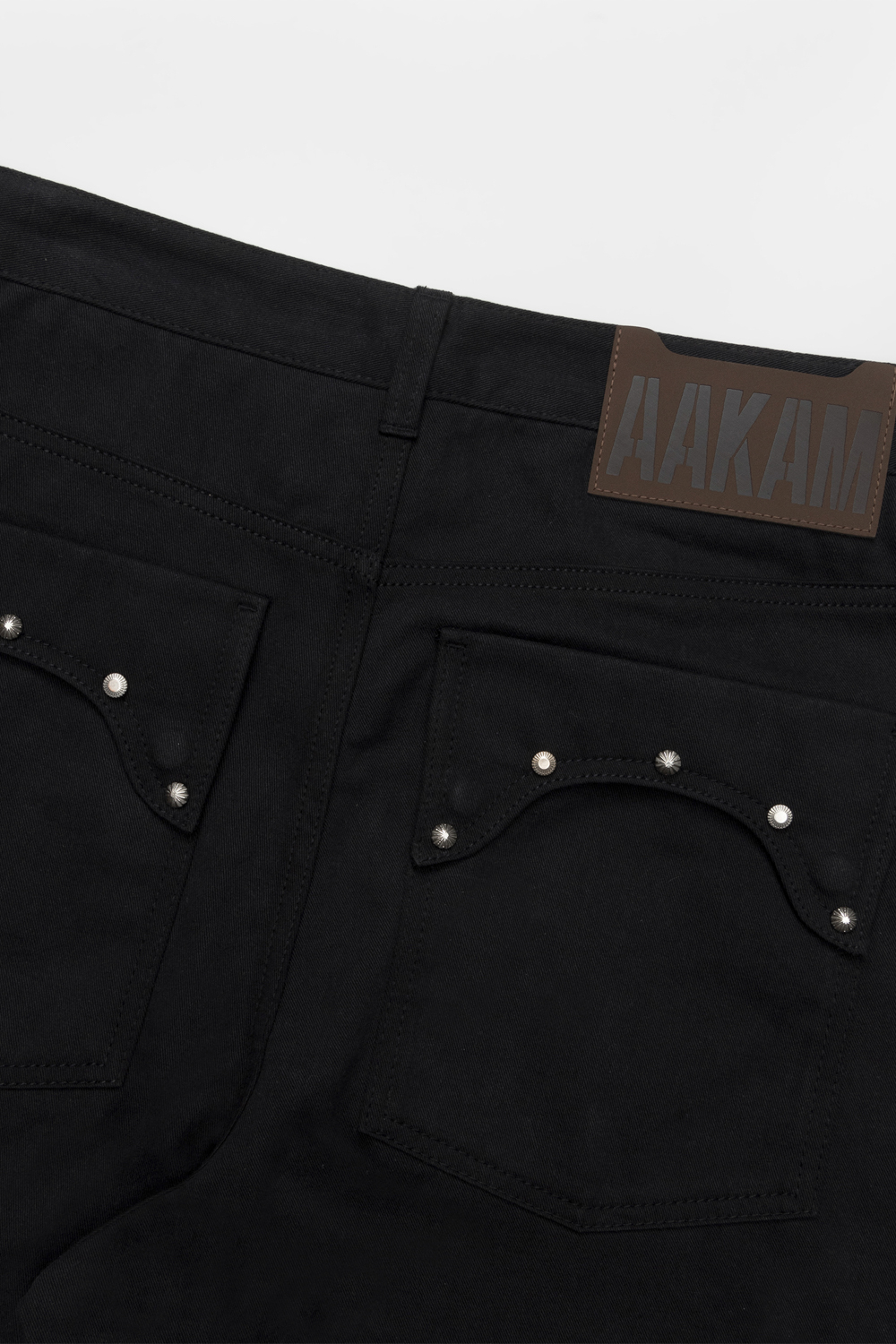Multi Studded Cotton Pants (Black) - AAKAM