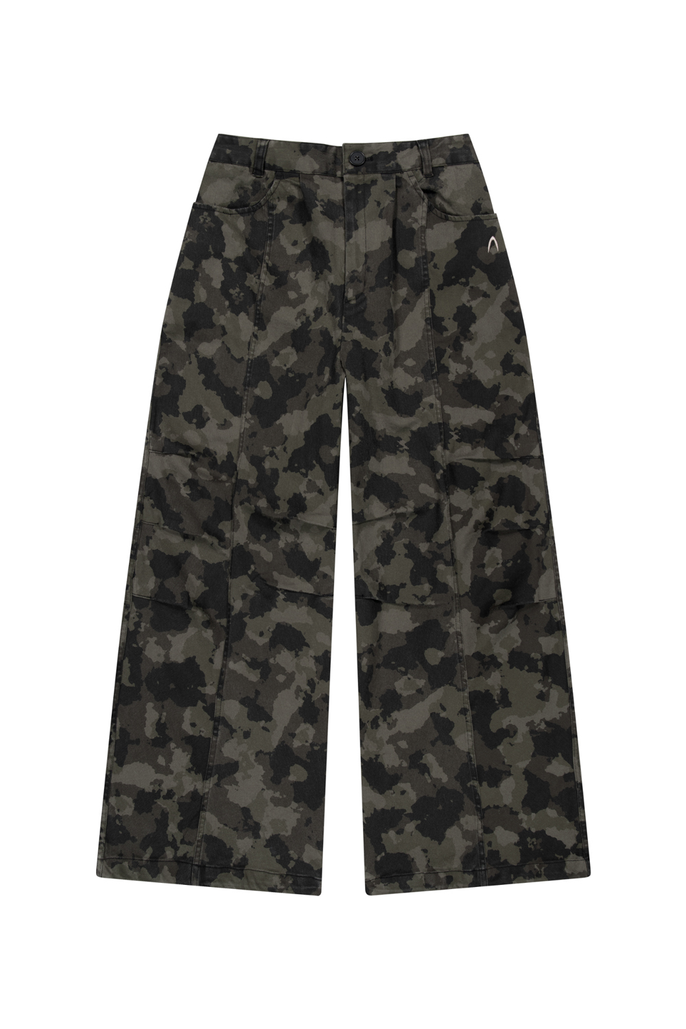 パンツ AAKAM Knee Pin-tuck Camouflage Twill 1 Knee Pin-tuck Camouflage Twill Pants (Khaki) | AAKAM