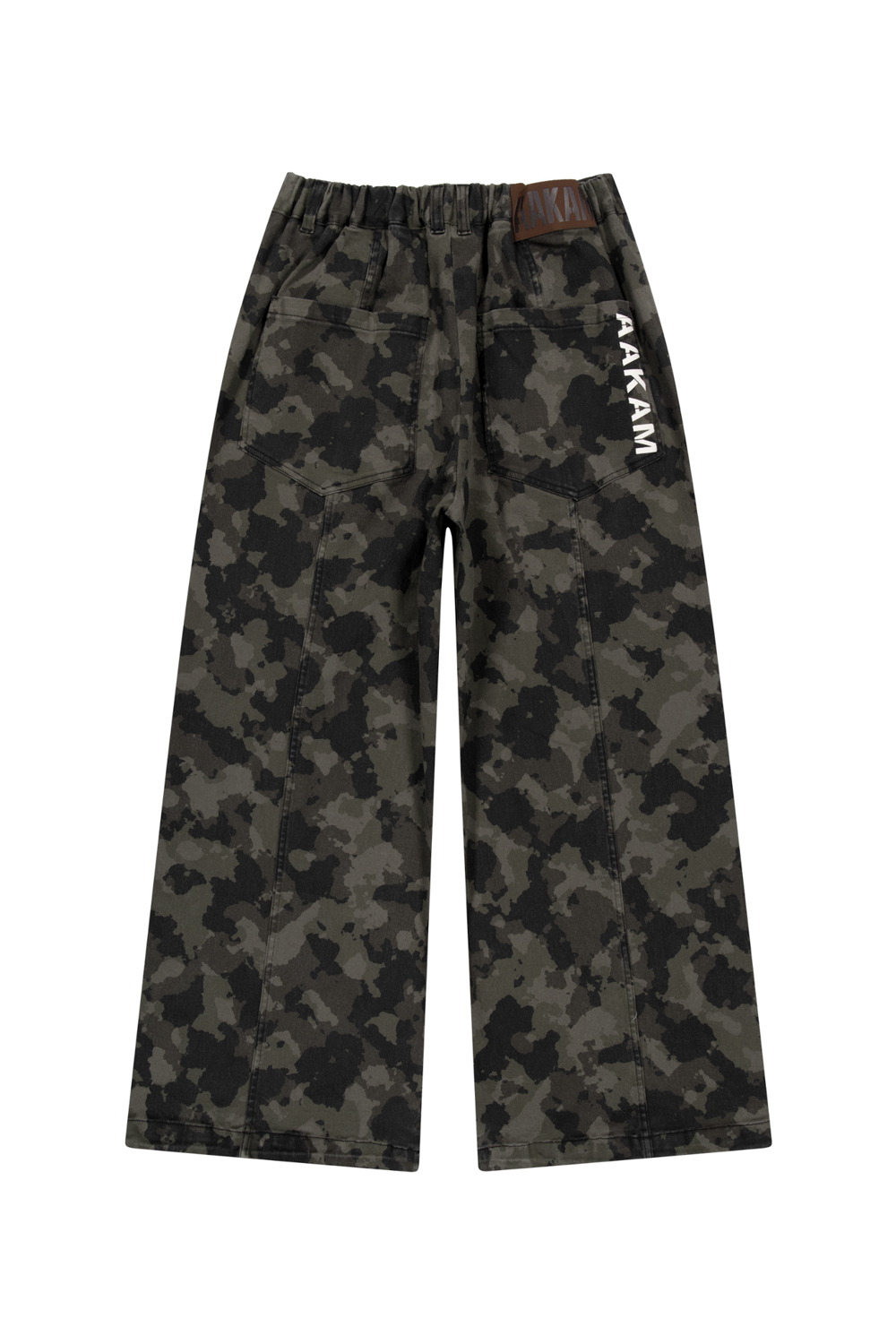 パンツ AAKAM Knee Pin-tuck Camouflage Pants Knee Pin-tuck Camouflage Twill Pants (Khaki) | AAKAM