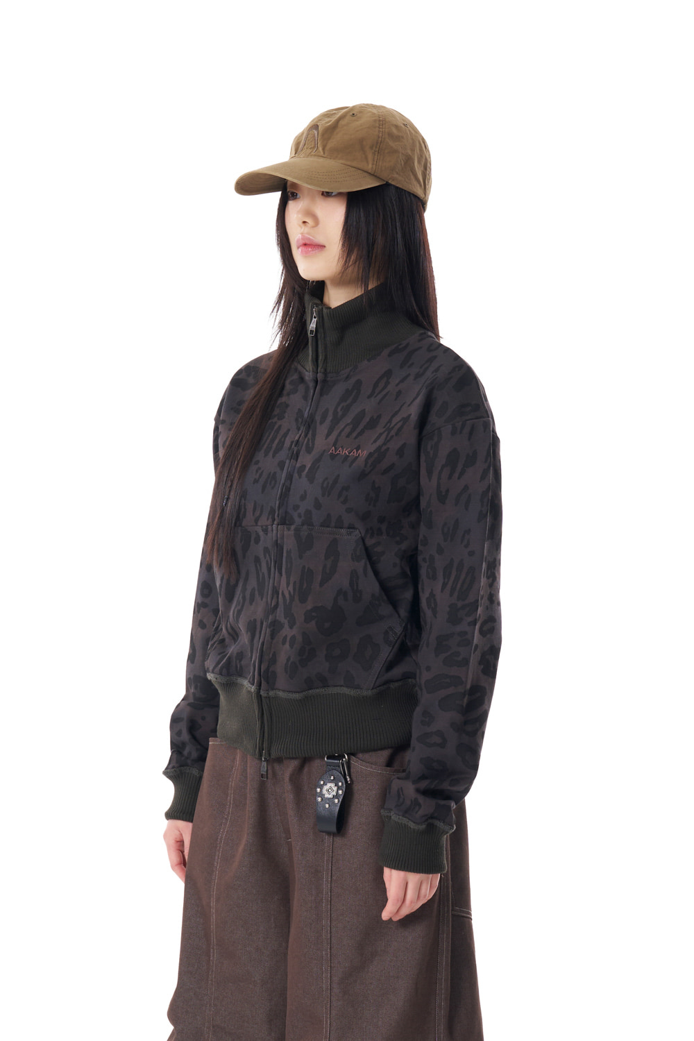 ジャージ AAKAM Leopard Logo Track Jacket 5FT1667 AAKAM Leopard Logo Track Jacket 5FT1667 (AAKAM/ジャージ