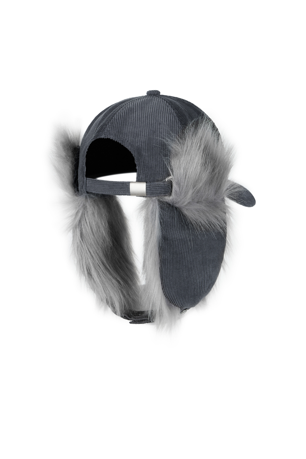 Corduroy Trapper Cap (Gray) | AAKAM