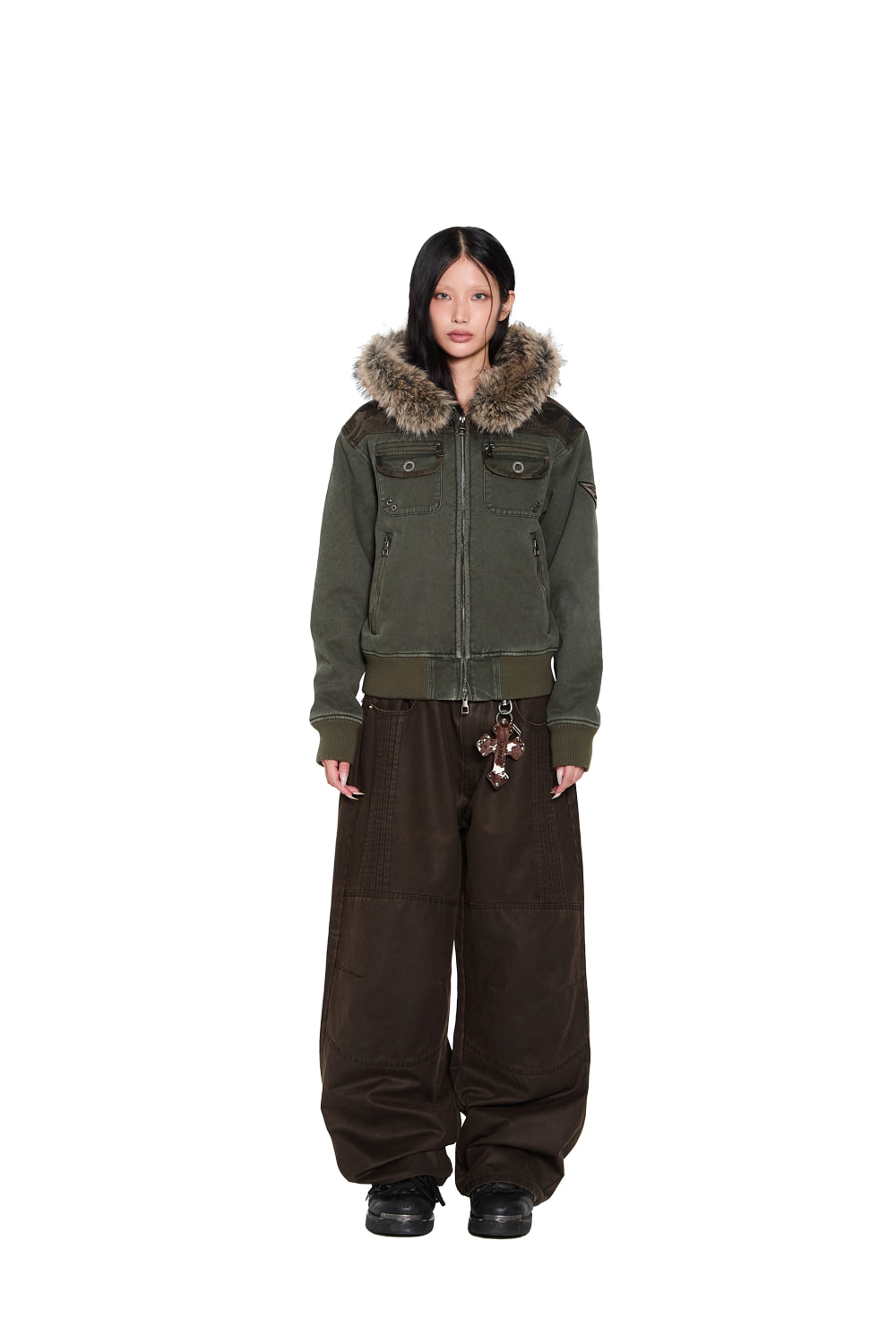 【最終値下げ】AAKAM FurCamo Constrast Jacket 最終値下げ】AAKAM FurCamo Constrast Jacket 【公式通販】