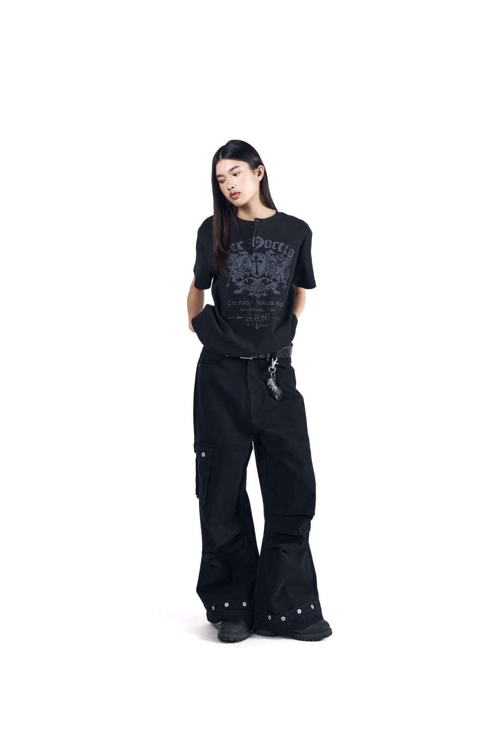 Cowboy Chaps Cotton Pants (Black) - AAKAM