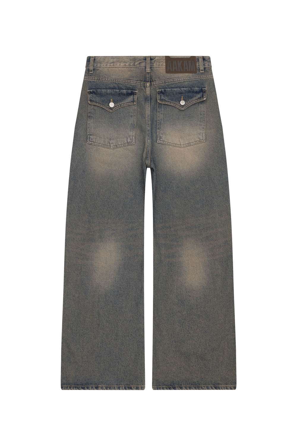 パンツ AAKAM Distressed Pocket Denim Pants MUSINSA | AAKAM Distressed Pocket Denim Pants (Black)