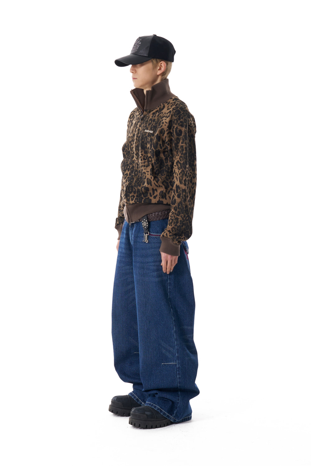 CROS2 Washed Denim Pants (Blue) - AAKAM