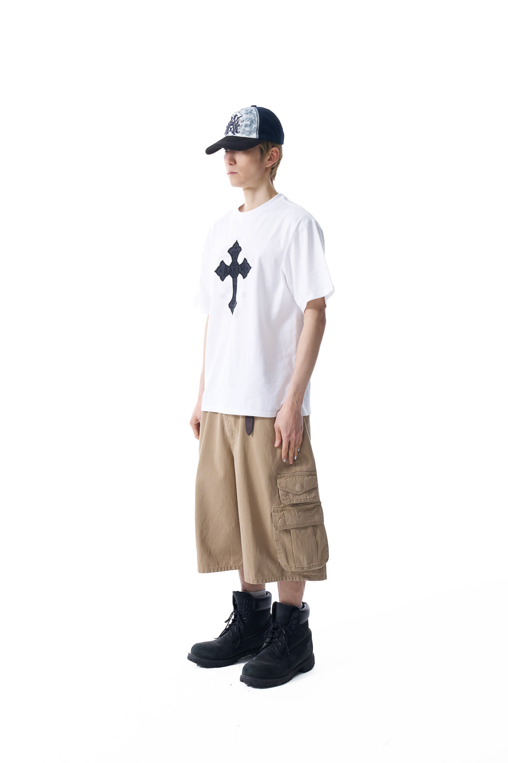 ★AAKAM★ AKM CROS2 Half Top AKM CROS2 Half Top (White) - AAKAM