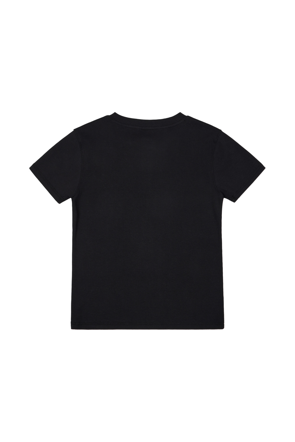 Crack Henry Neck Half Top (Black) - AAKAM
