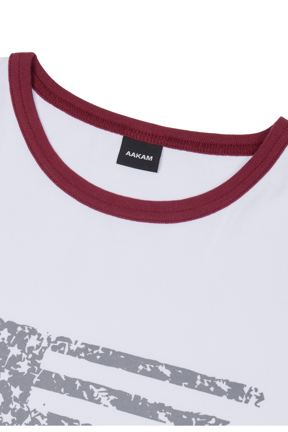 Star-Spangled Ringer Top (White) - AAKAM