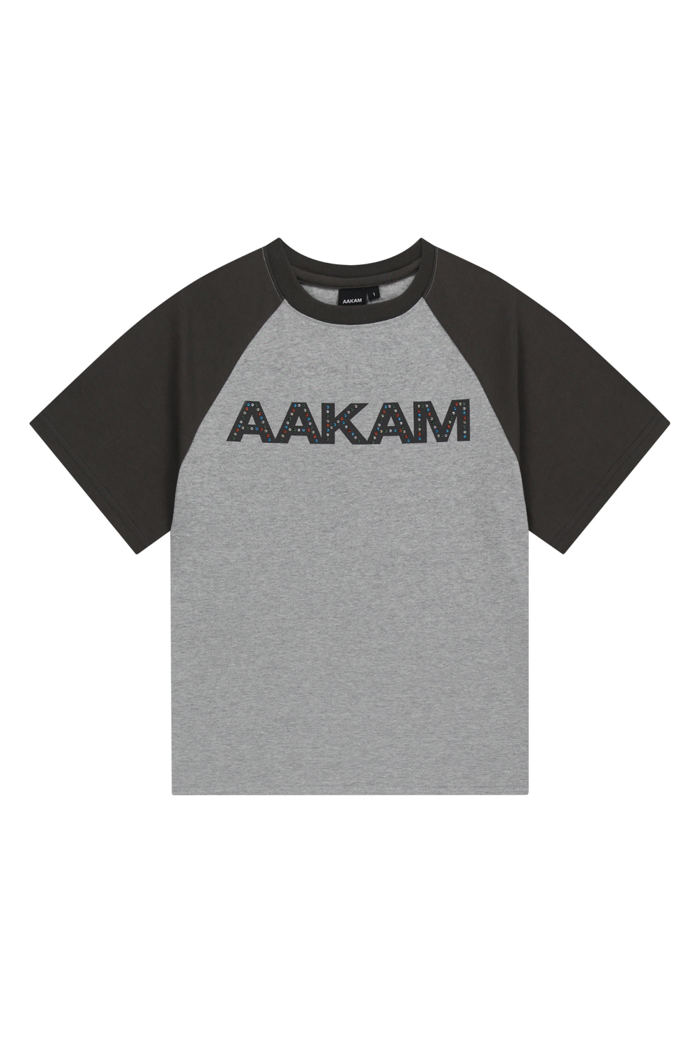 ●AAKAM● 25SS AKM Rhinestone Raglan Half Top SUMMER TOPS - SUMMER TOPS - AAKAM