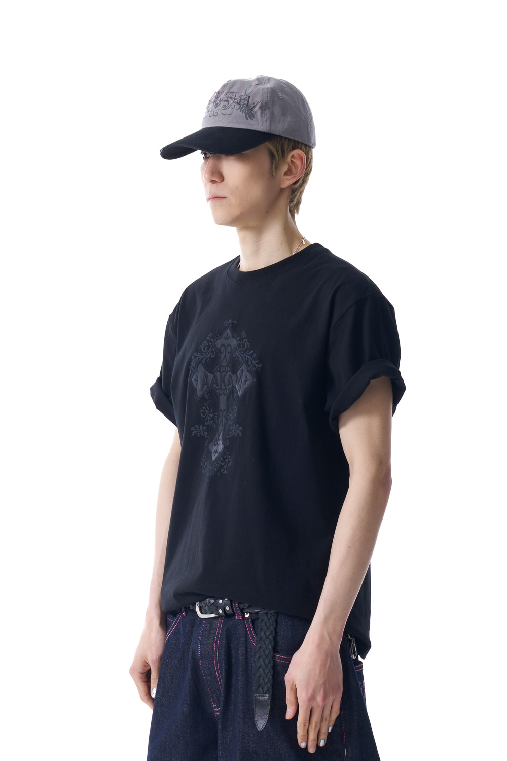 AKM CROS2 Half Top (Black) - AAKAM