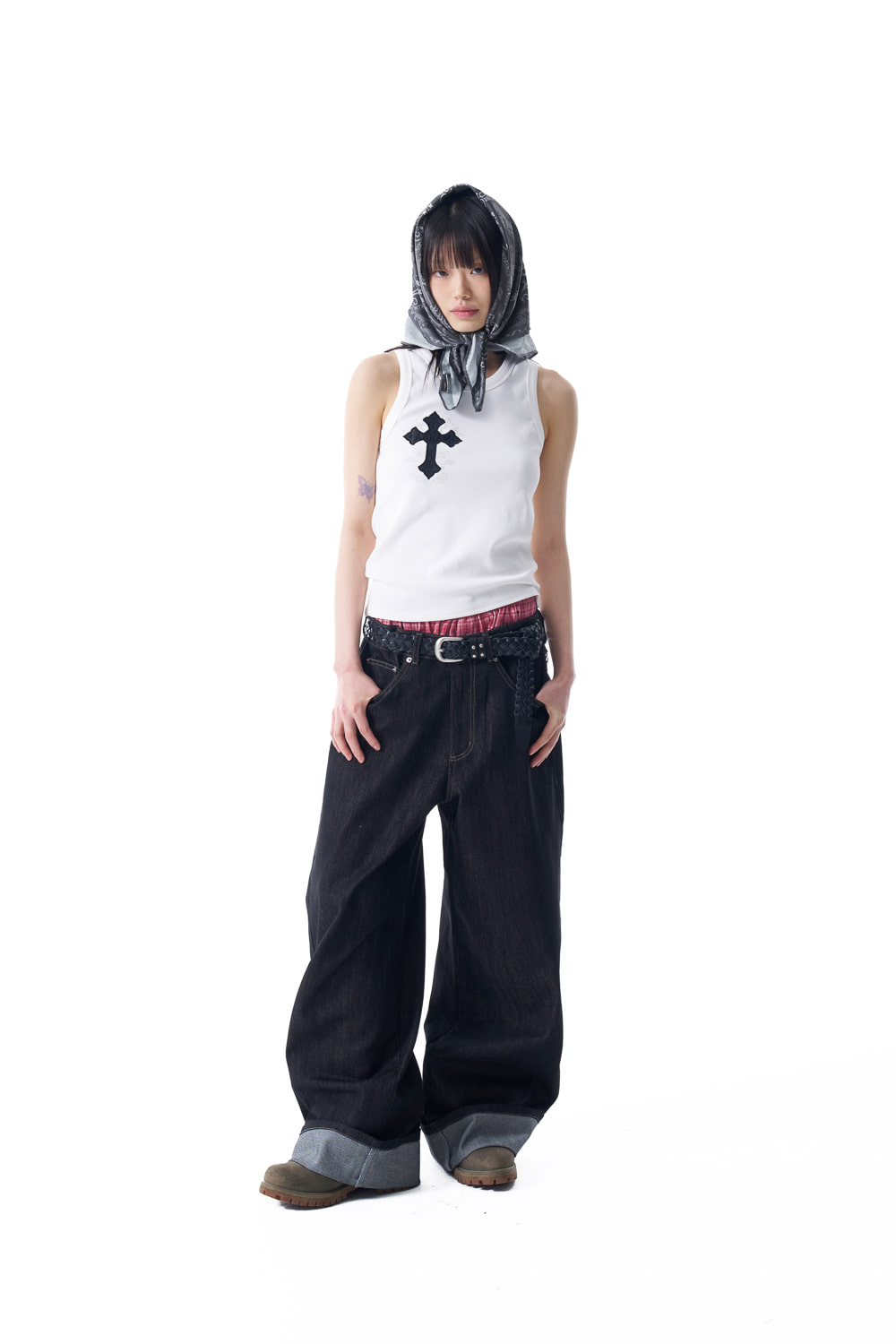 ☆AAKAM☆AKM CROS2 Sleeveless 韓国発 AKM CROS2 Sleeveless (Black) - AAKAM