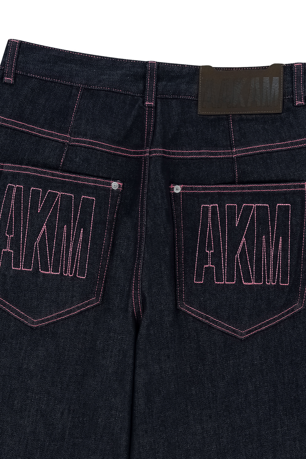 AAKAM ■ Stitched Denim Pants MUSINSA | AAKAM Stitched Denim Pants (Black)
