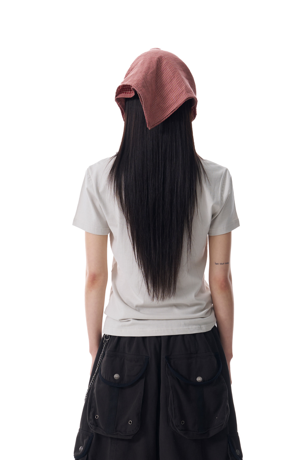 Painted 98 Half Top (Light Gray) - AAKAM