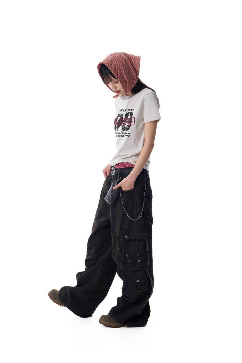 Painted 98 Half Top (Light Gray) - AAKAM