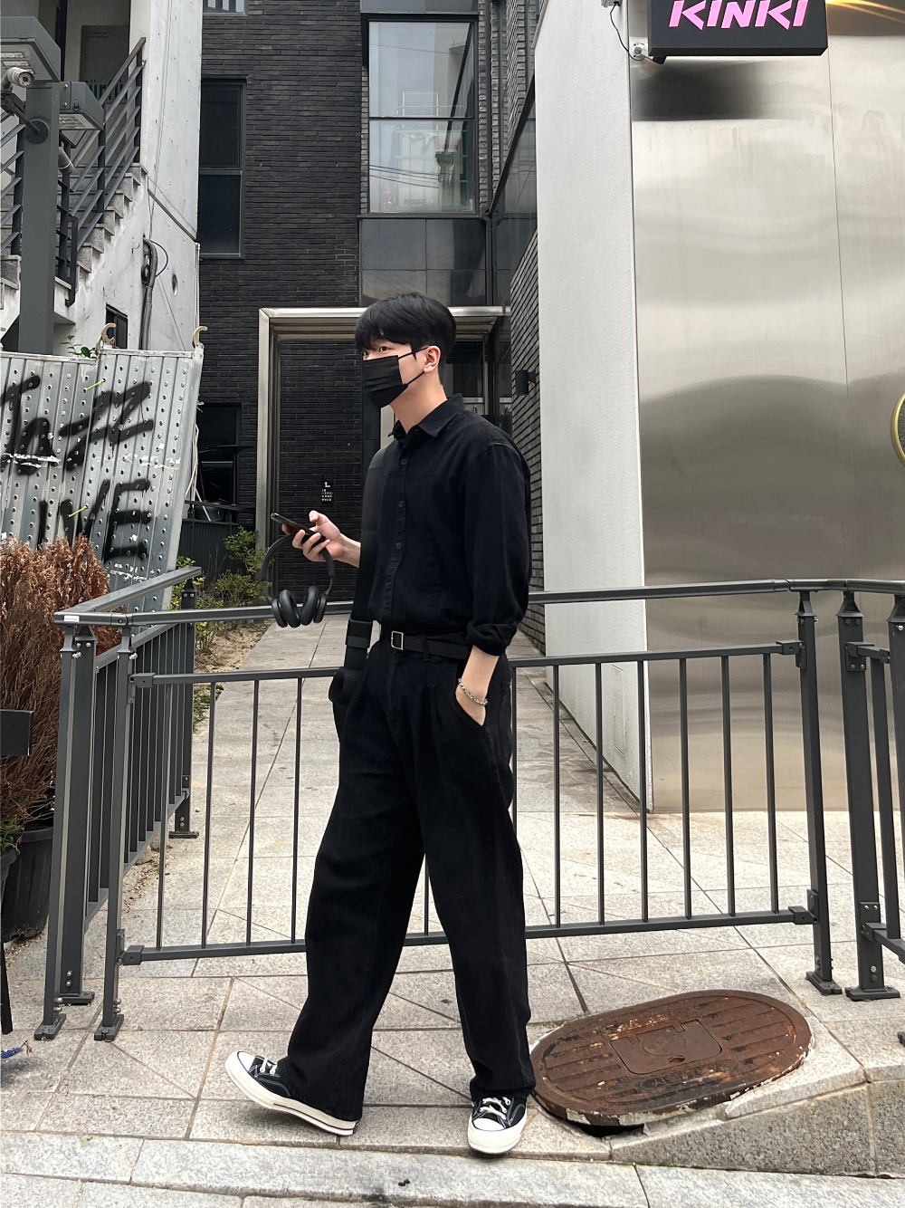코트 모델 착용 이미지-S30L18