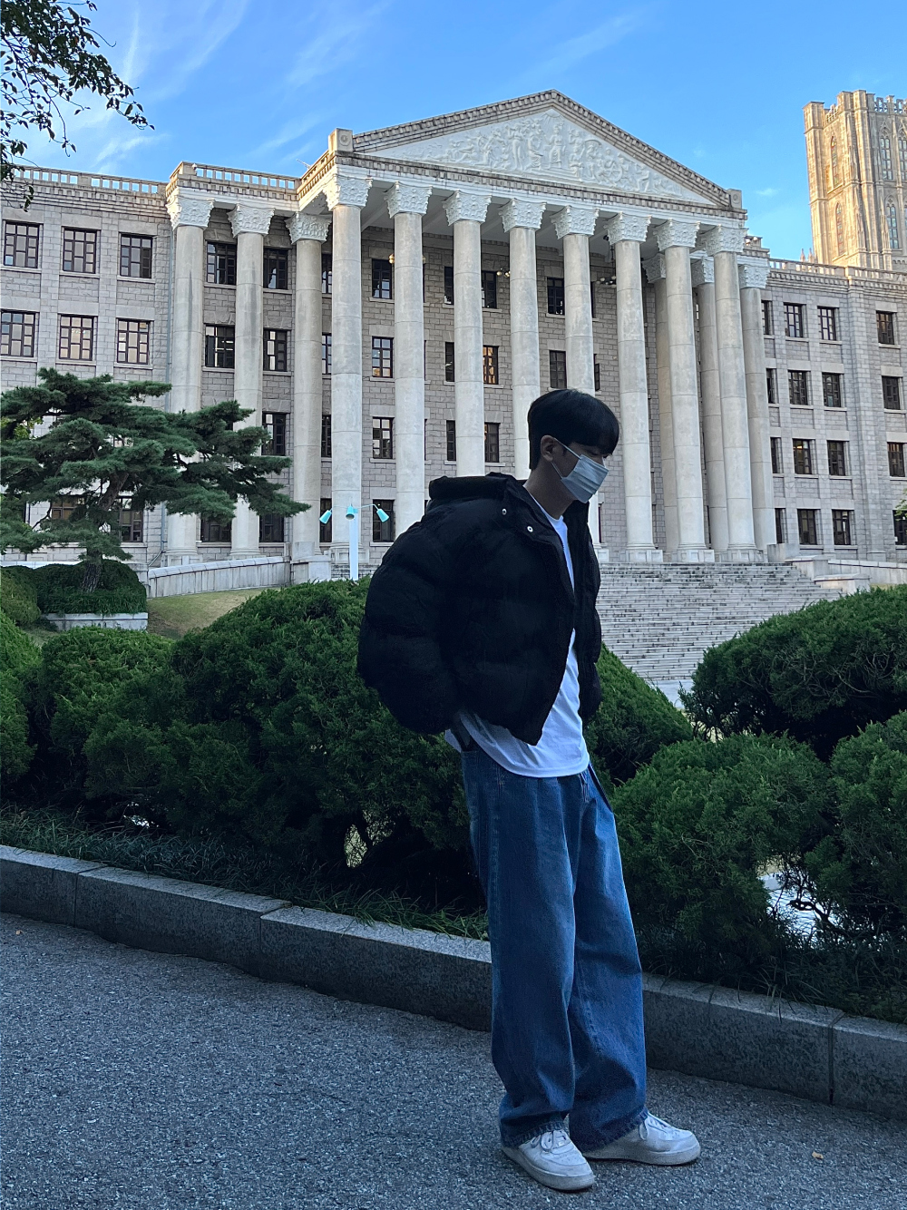 패딩 모델 착용 이미지-S60L10