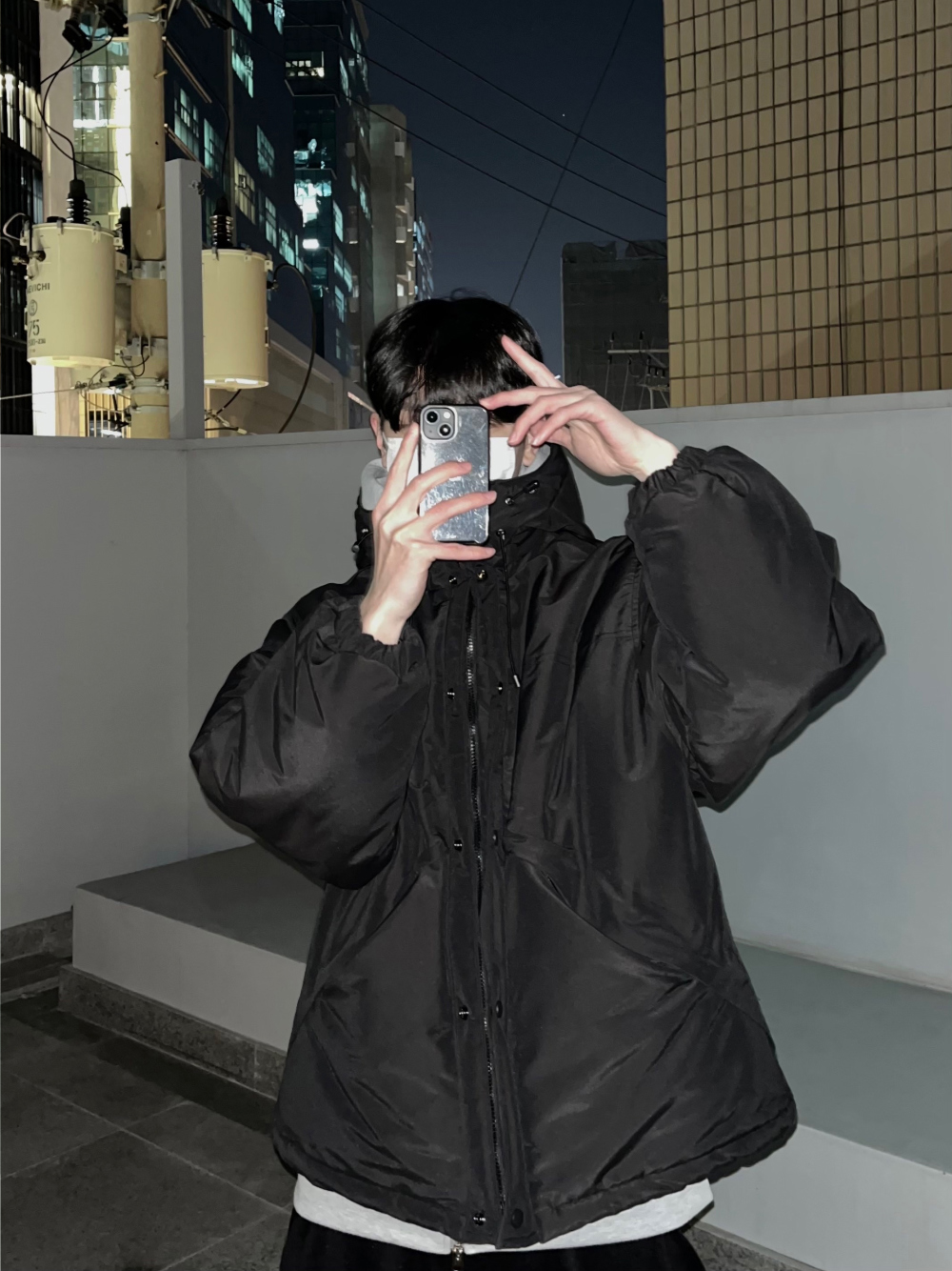 재킷 모델 착용 이미지-S1L8