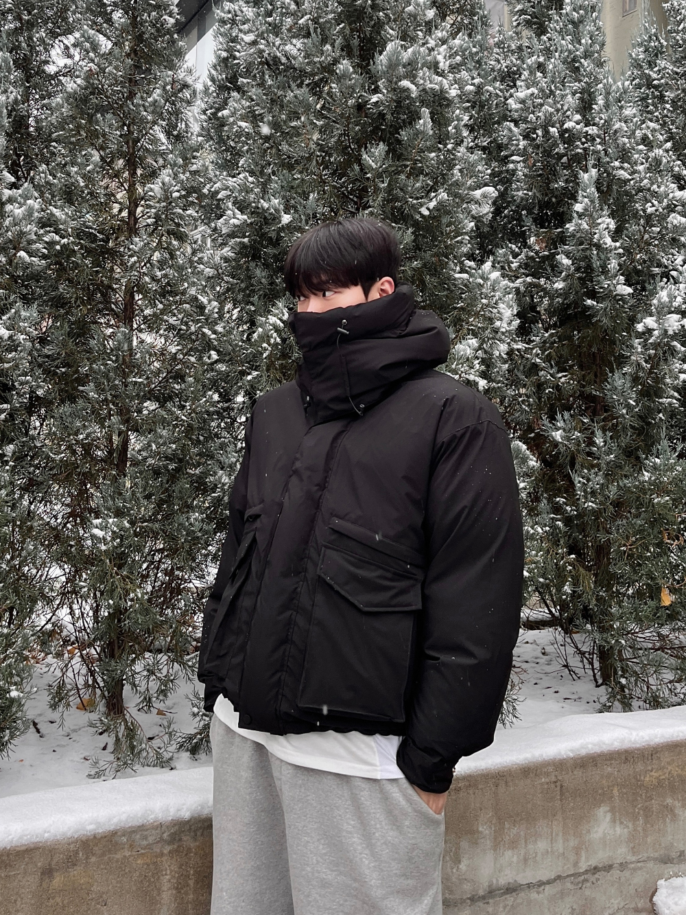 재킷 모델 착용 이미지-S69L23