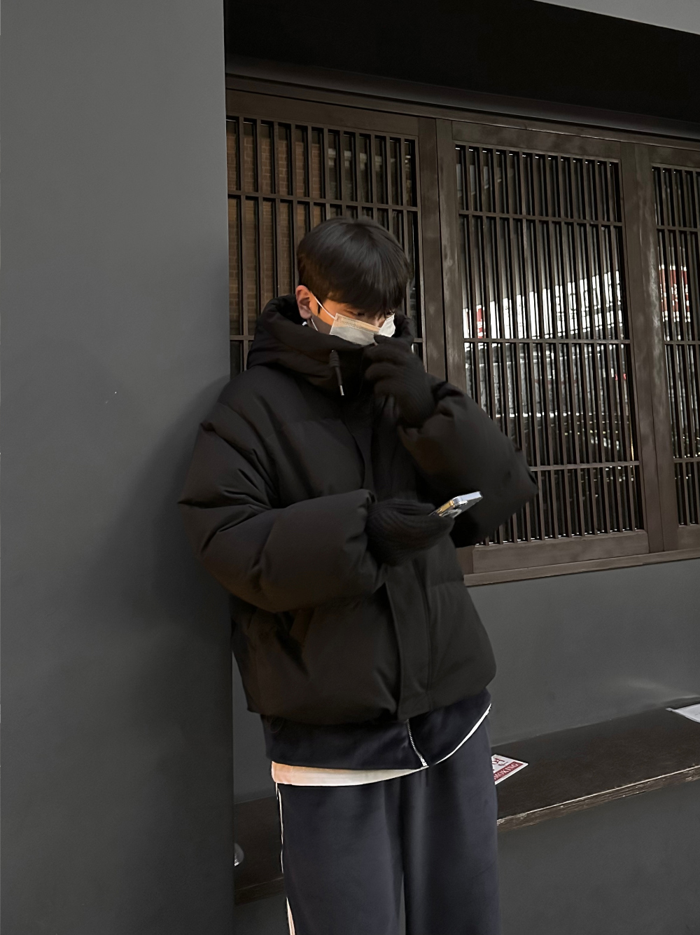재킷 모델 착용 이미지-S74L8