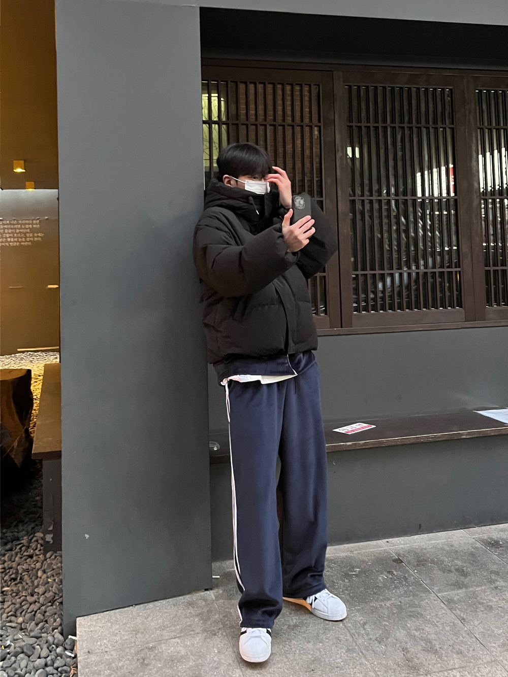 재킷 모델 착용 이미지-S74L14