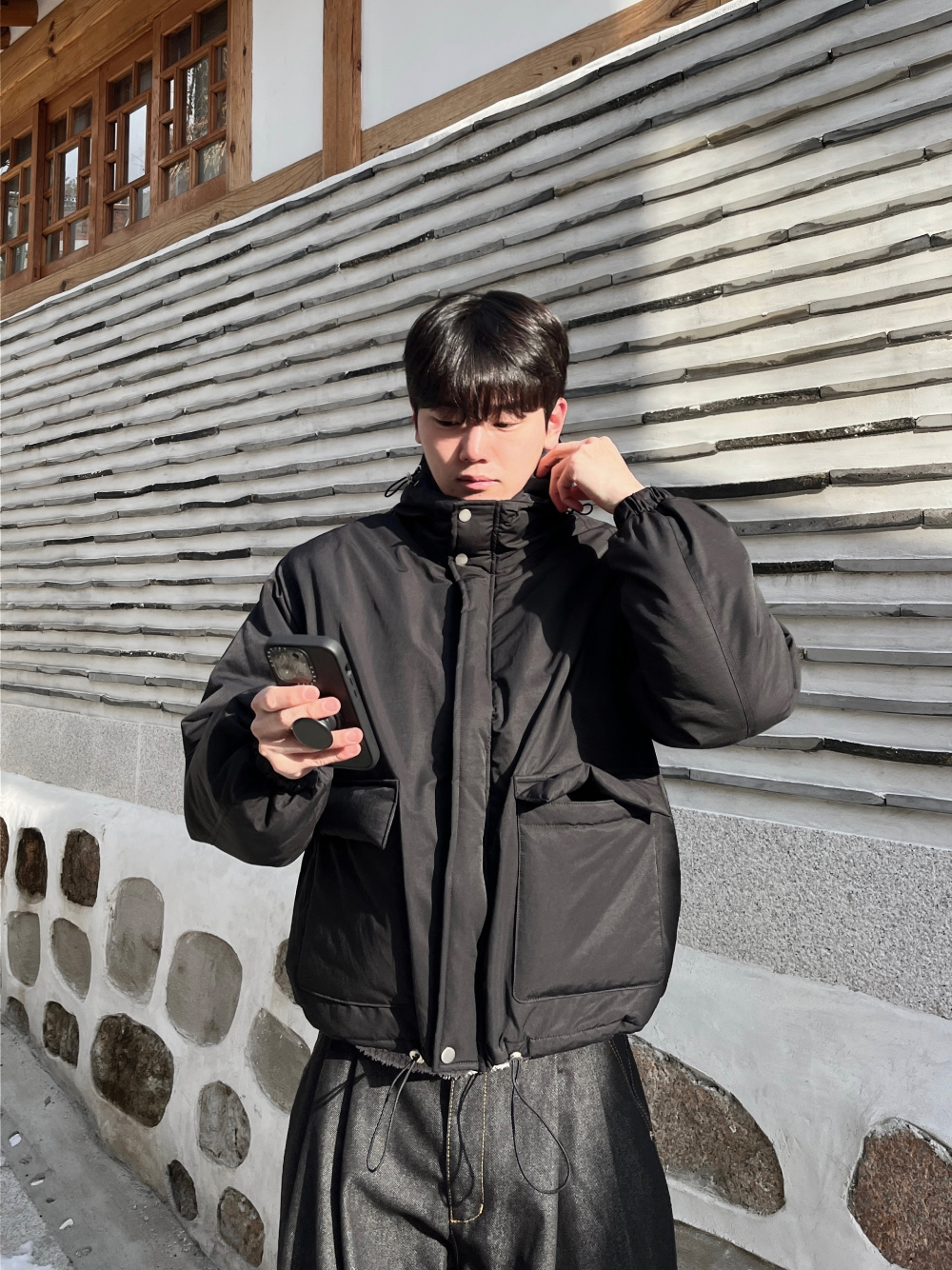 재킷 모델 착용 이미지-S74L3