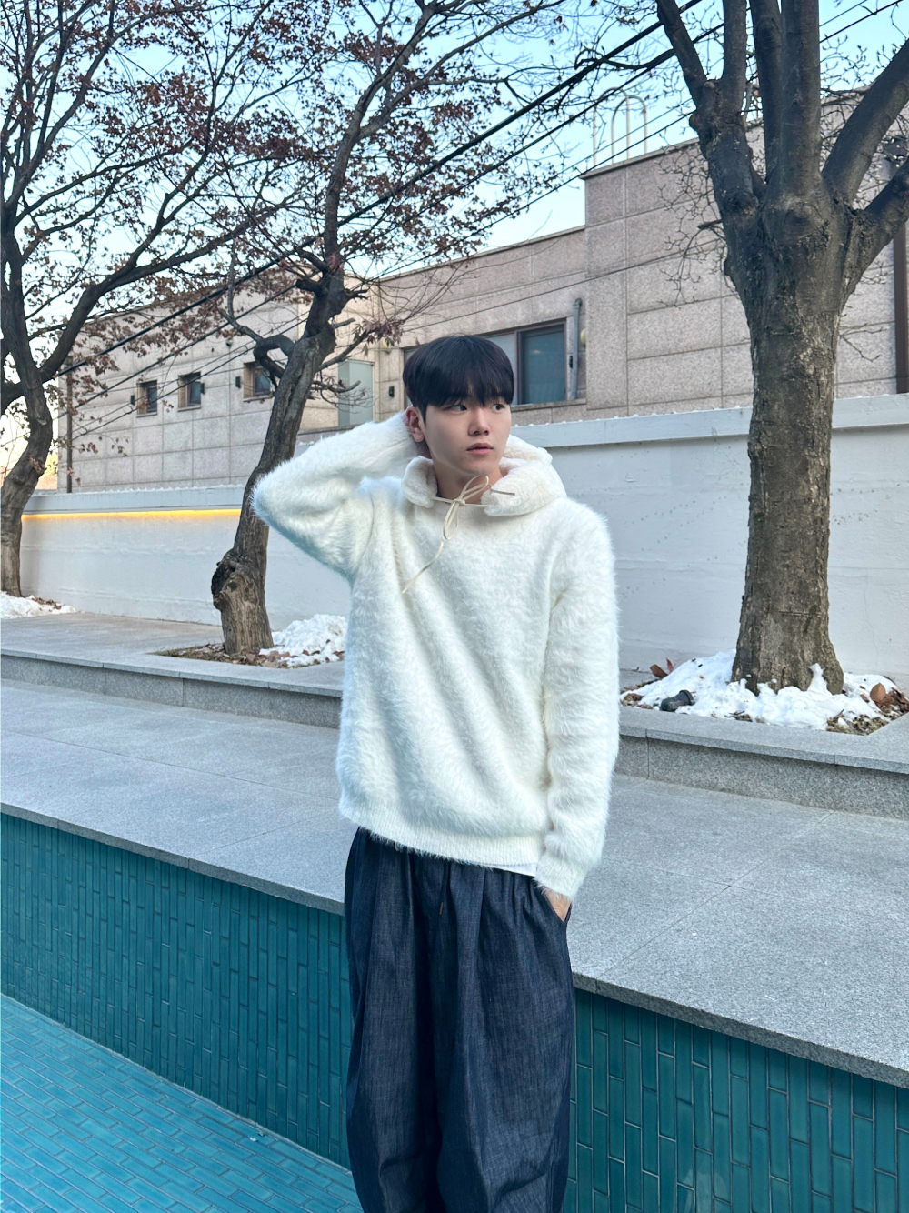 모자 모델 착용 이미지-S79L15