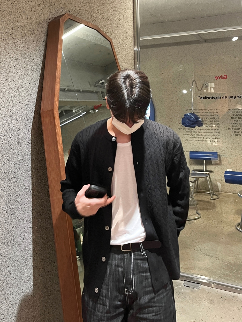 카디건 모델 착용 이미지-S7L12