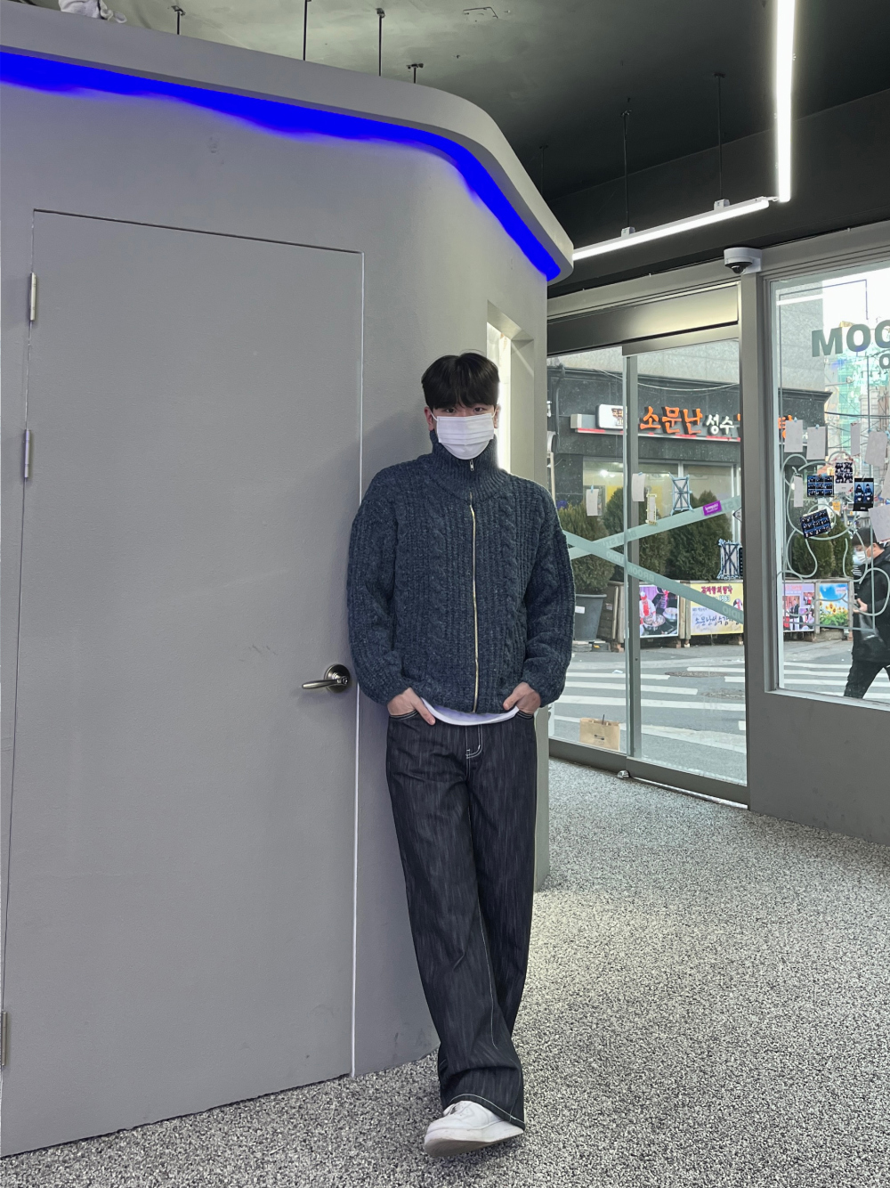 재킷 모델 착용 이미지-S82L48