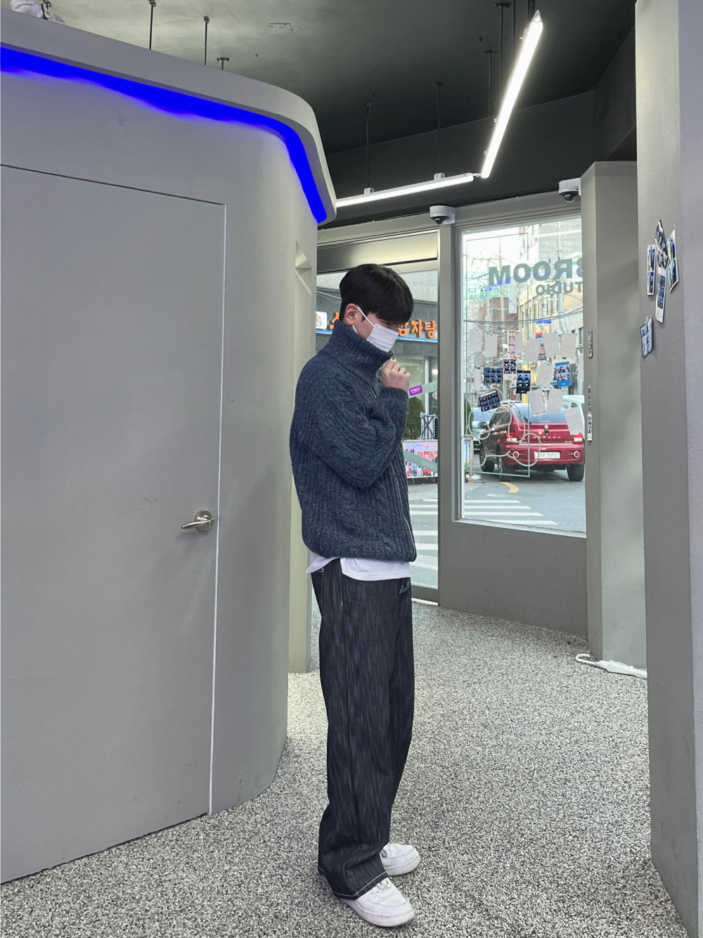재킷 모델 착용 이미지-S82L47