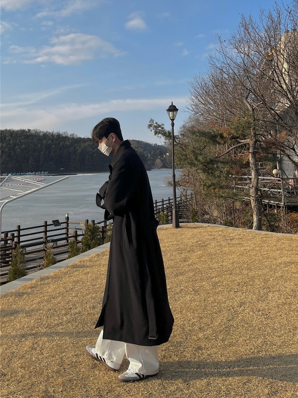 코트 모델 착용 이미지-S62L13