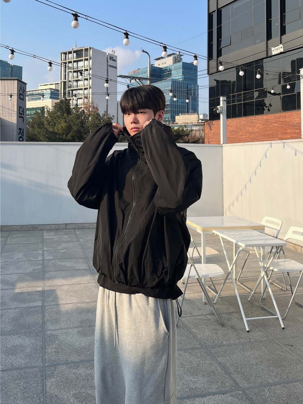 재킷 모델 착용 이미지-S41L18