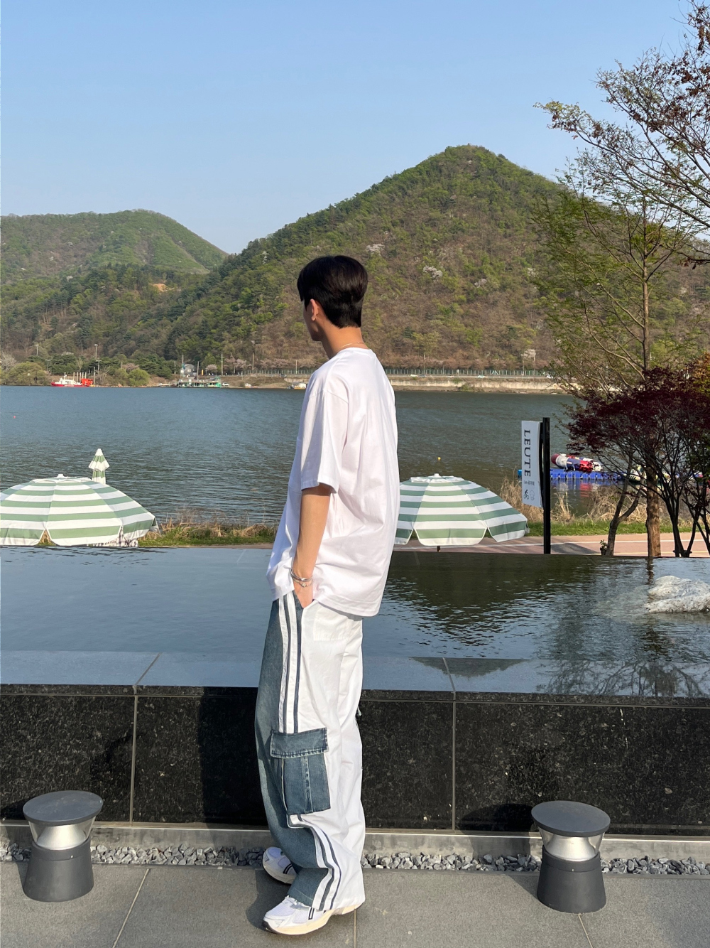 바지 모델 착용 이미지-S63L17