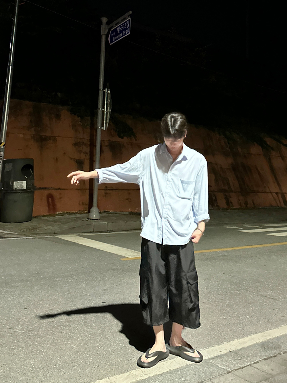 바지 모델 착용 이미지-S41L23
