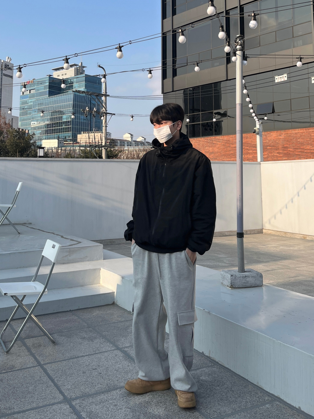 재킷 모델 착용 이미지-S41L9