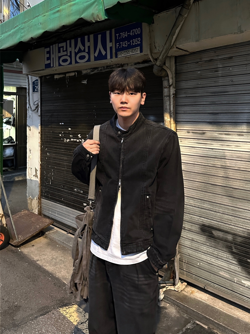 재킷 모델 착용 이미지-S68L16