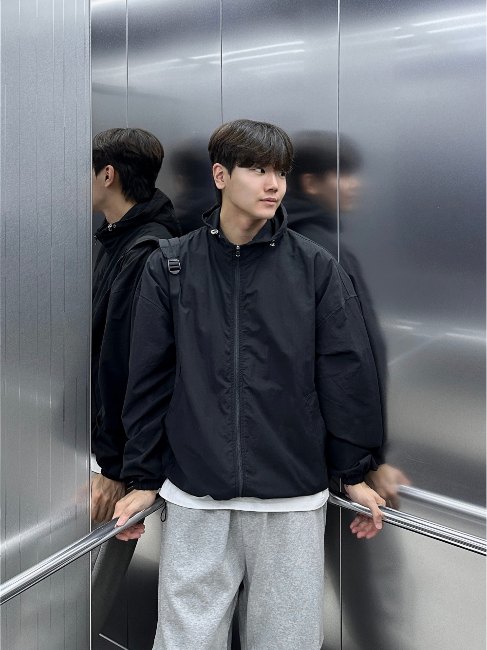 재킷 모델 착용 이미지-S66L14