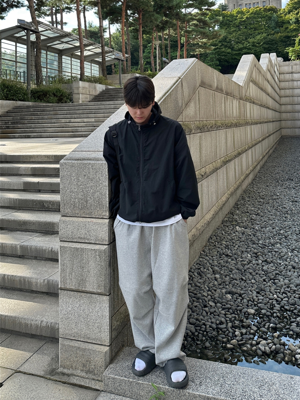 재킷 모델 착용 이미지-S66L18
