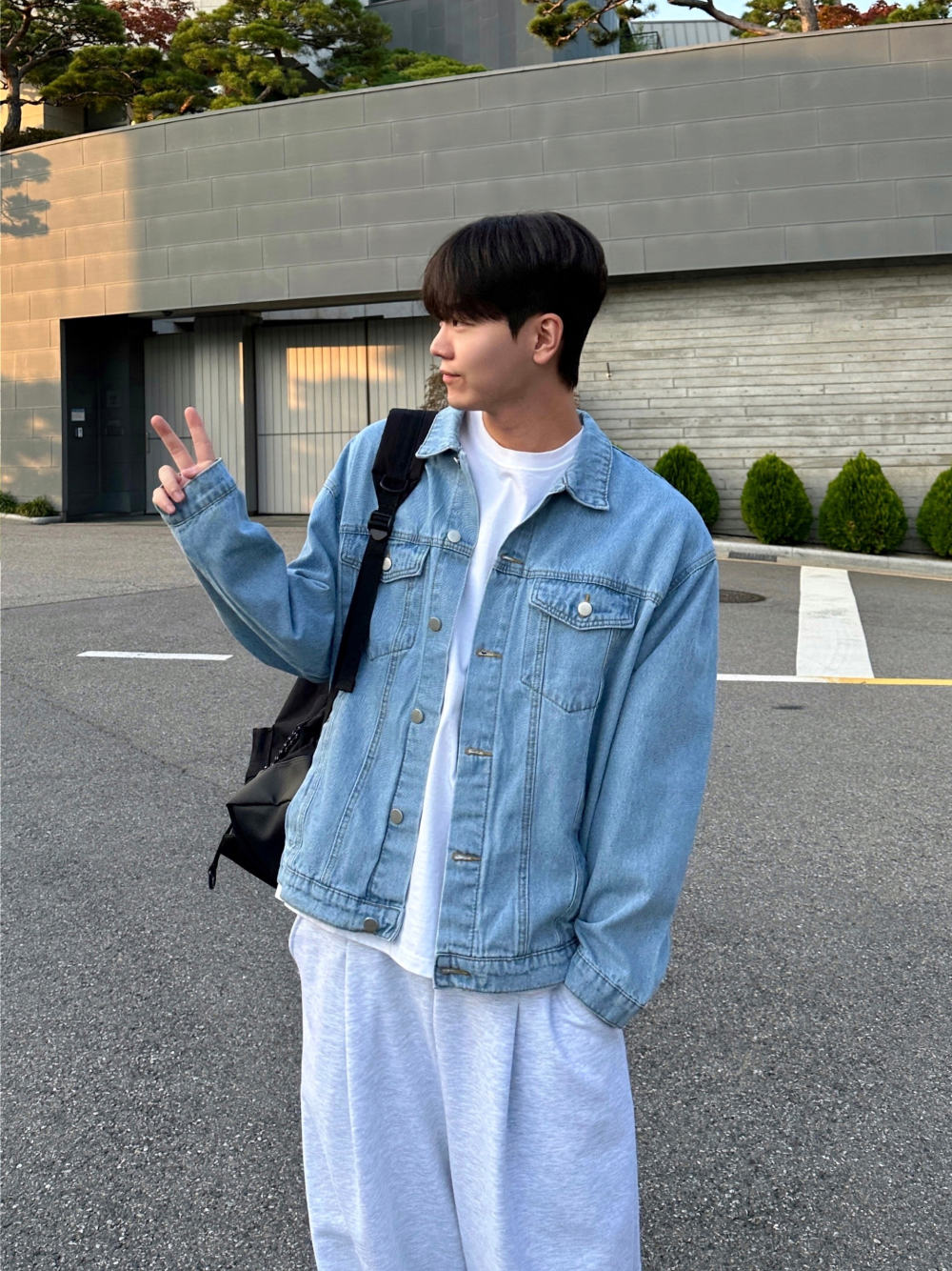바지 모델 착용 이미지-S72L72