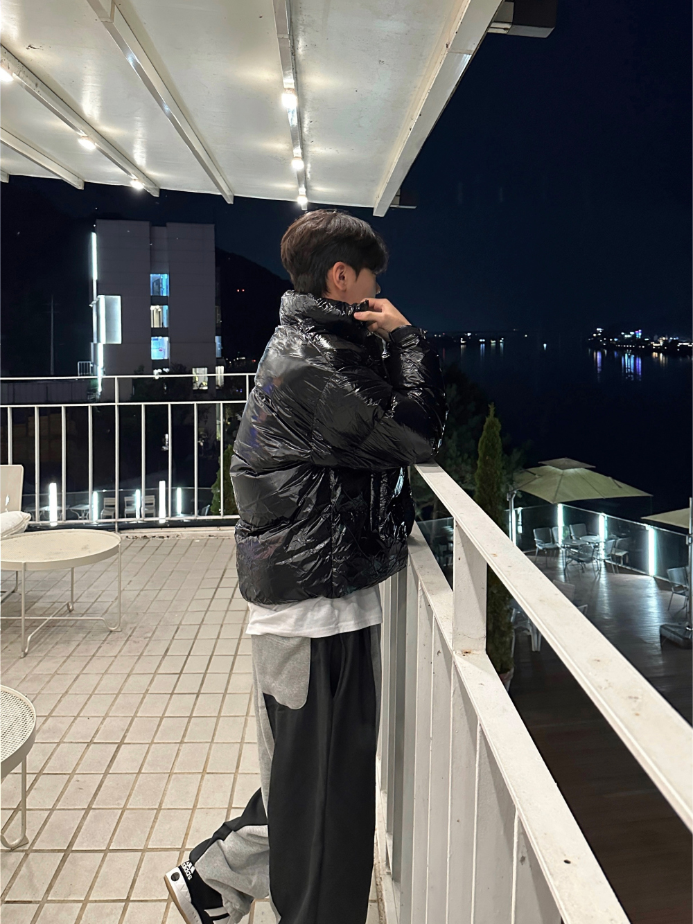 바지 모델 착용 이미지-S66L23