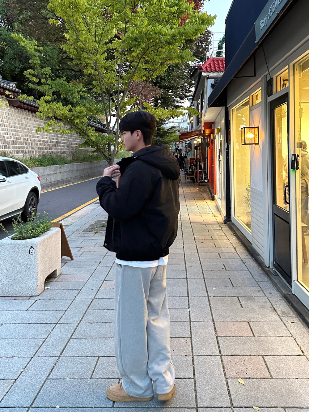 재킷 모델 착용 이미지-S77L46